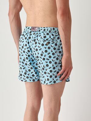 2. Herren-Badehose Lighting mit Mikro-Muster Panda