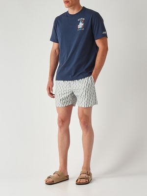 3. Costume uomo Lighting con micro fantasia Avorio-Navy