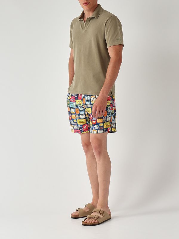 3. Herren-Badehose Lighting Sardinen MC2 Saint Barth lig0001