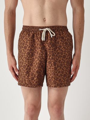 1. Herren-Badehose Lighting Animal-Print