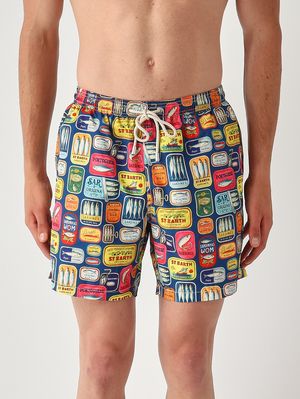 1. Herren-Badehose Lighting Sardinen