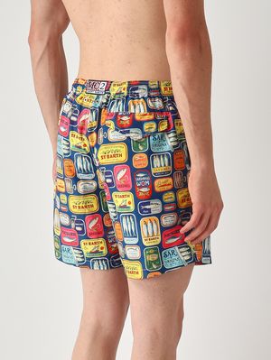 2. Herren-Badehose Lighting Sardinen