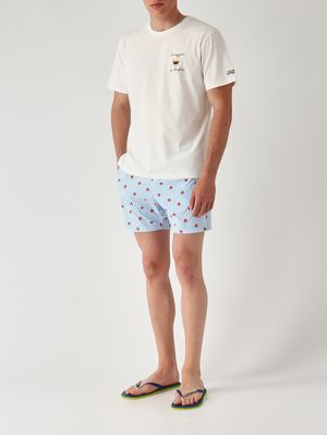 3. Herren-Badehose Lighting mit Mikro-Muster Seestern