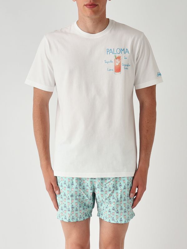 1. Herren-T-Shirt Portofino aus Baumwolle Paloma-Rezept 01n Emb MC2 Saint Barth pot0001
