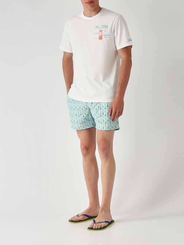 2. Herren-T-Shirt Portofino aus Baumwolle Paloma-Rezept 01n Emb MC2 Saint Barth pot0001