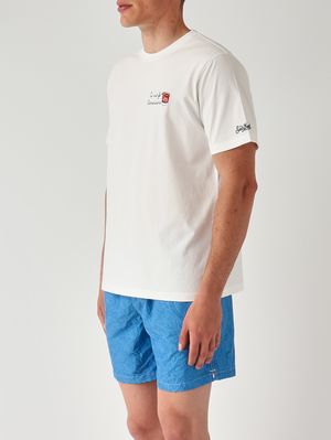3. T-shirt Portofino en coton pour homme Americano 01n Emb