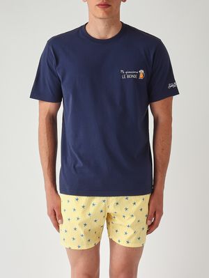 1. T-shirt Portofino en coton pour homme Bières blondes 61 Emb