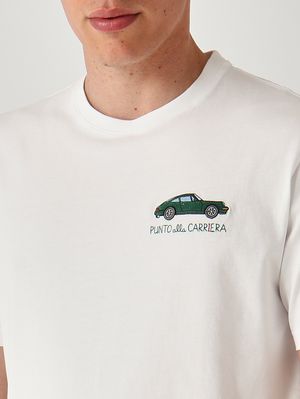 5. Herren-T-Shirt Portofino aus Baumwolle Karriere Car 01n Emb