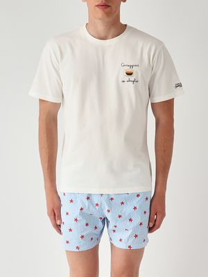 1. Herren-T-Shirt Portofino aus Baumwolle Korrigiere mich, wenn ich falsch liege: 10 Emb