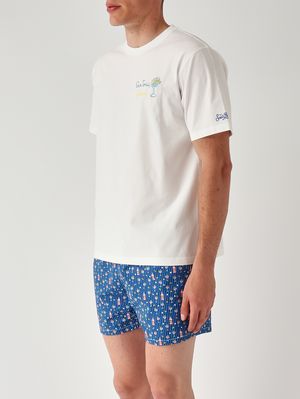 3. Herren-T-Shirt Portofino aus Baumwolle Ein Glas Gin, bitte 01n