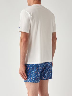4. Herren-T-Shirt Portofino aus Baumwolle Ein Glas Gin, bitte 01n