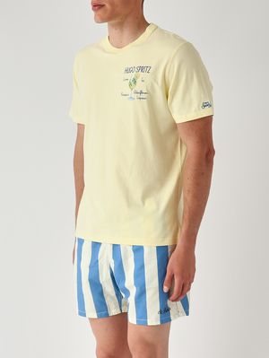 3. Herren-T-Shirt Portofino aus Baumwolle Hugo-Rezept 92l Emb