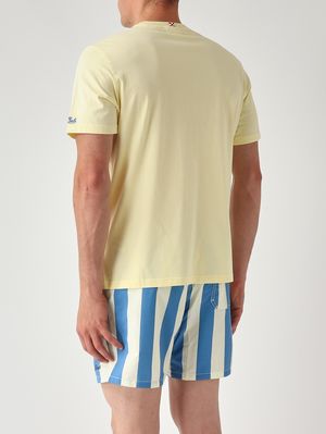 4. Herren-T-Shirt Portofino aus Baumwolle Hugo-Rezept 92l Emb
