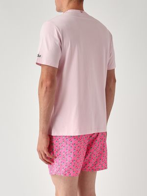 4. Herren-T-Shirt Portofino aus Baumwolle Mojito-Rezept 21 Emb