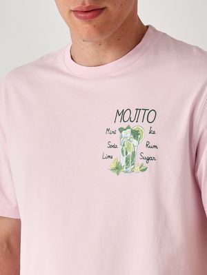 5. Herren-T-Shirt Portofino aus Baumwolle Mojito-Rezept 21 Emb