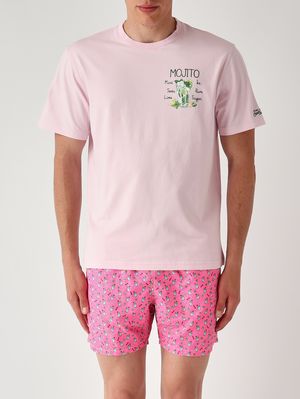 1. Herren-T-Shirt Portofino aus Baumwolle Mojito-Rezept 21 Emb