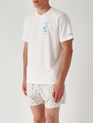 3. T-shirt Portofino en coton pour homme Social Gin 01n Emb