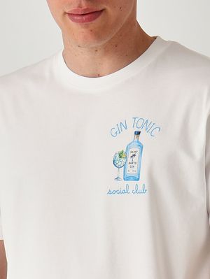 5. T-shirt Portofino en coton pour homme Social Gin 01n Emb