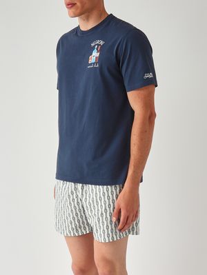 3. Herren-T-Shirt Portofino aus Baumwolle Social Negroni 61 Emb