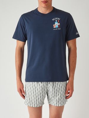 1. Herren-T-Shirt Portofino aus Baumwolle Social Negroni 61 Emb