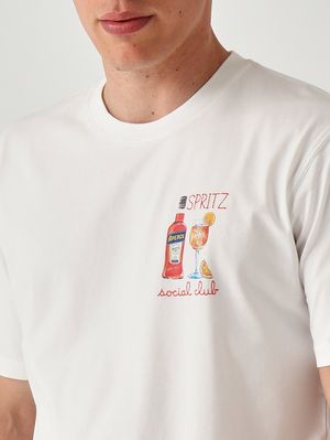 5. T-shirt Portofino en coton pour homme Social Spritz 01n Emb