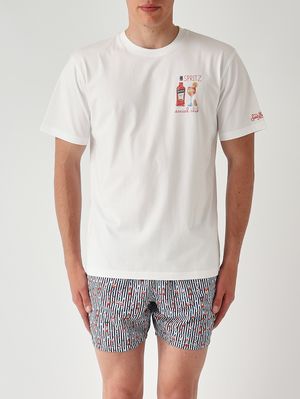 1. T-shirt Portofino en coton pour homme Social Spritz 01n Emb
