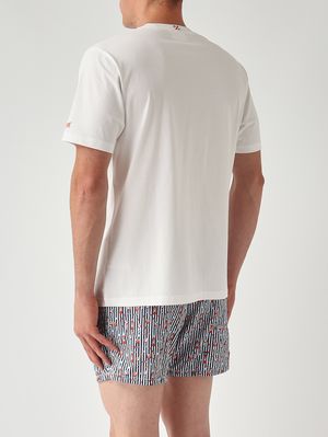 4. T-shirt Portofino en coton pour homme Social Spritz 01n Emb