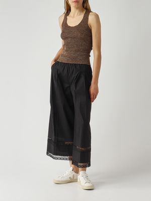 2. Top donna in misto lino lurex Caffe'