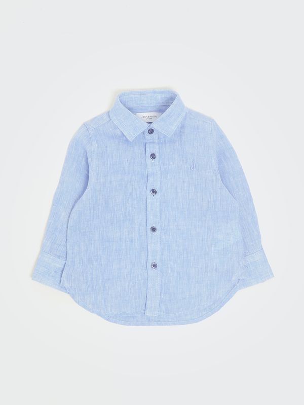 1. Camicia neonato in lino Oxford Jeckerson jn5462ss26