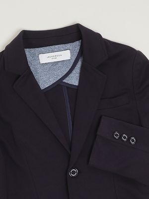 3. Jungen-Blazer aus Viskosemix Blau