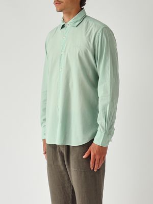 3. Chemise pour homme Chemise Ice en mousseline de coton Sauge