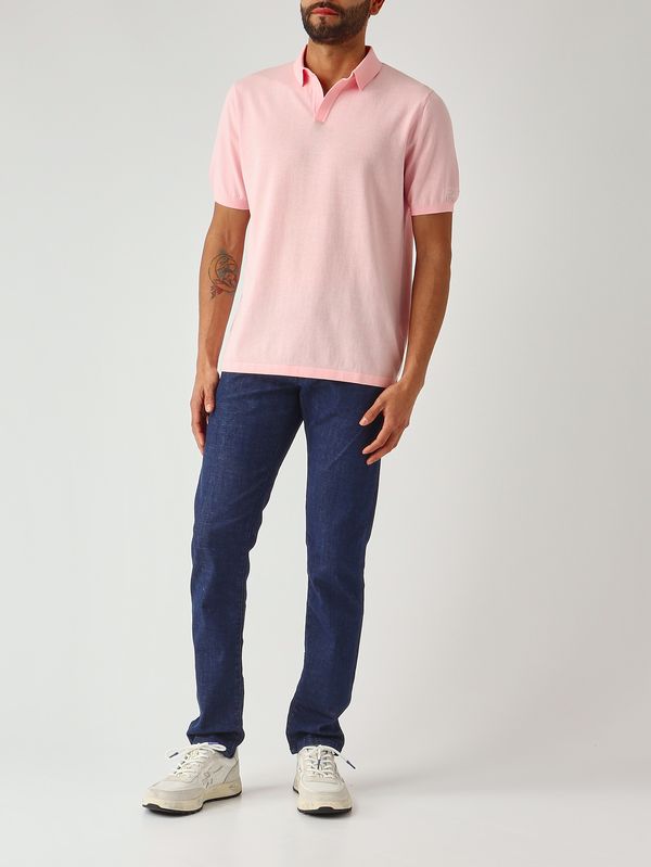 2. Herren-Polohemd Sloan aus Baumwolle 21 Rosa MC2 Saint Barth slo0001