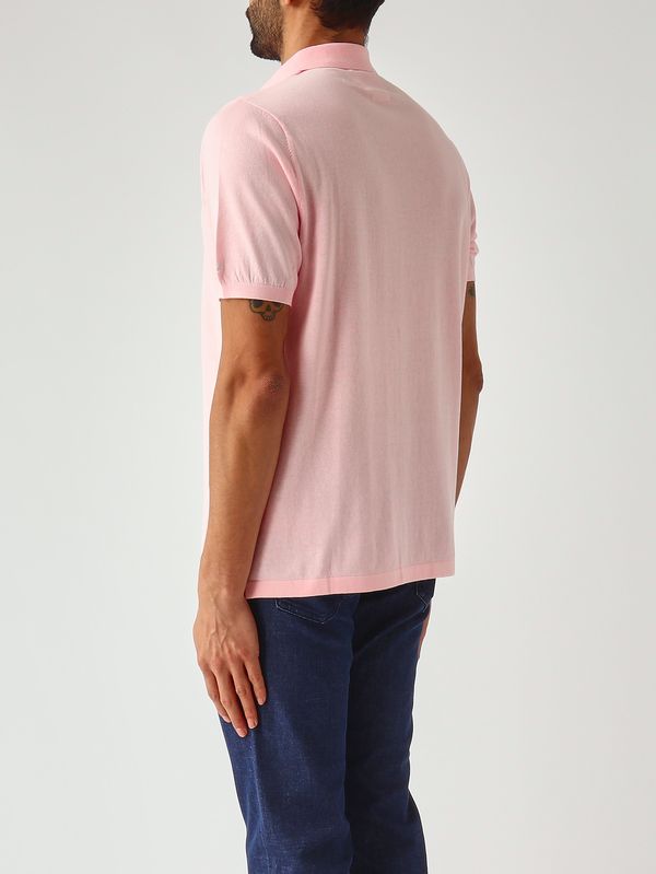 4. Herren-Polohemd Sloan aus Baumwolle 21 Rosa MC2 Saint Barth slo0001