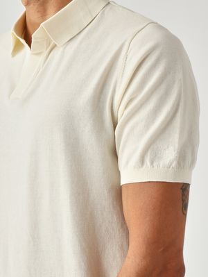 5. Polo Sloan para hombre de algodón 10l de nata