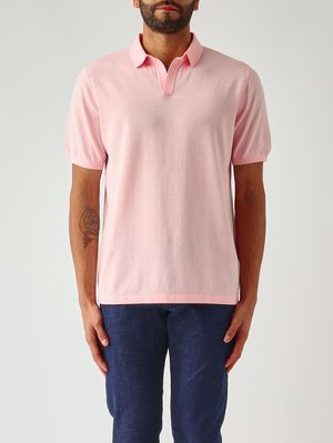 1. Herren-Polohemd Sloan aus Baumwolle 21 Rosa