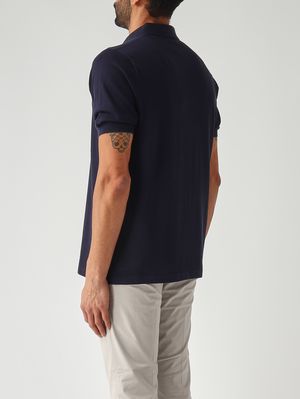 4. Herren-Polohemd Sloan aus Baumwolle 61 Marineblau