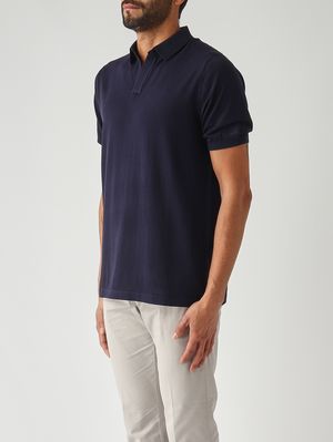 3. Herren-Polohemd Sloan aus Baumwolle 61 Marineblau