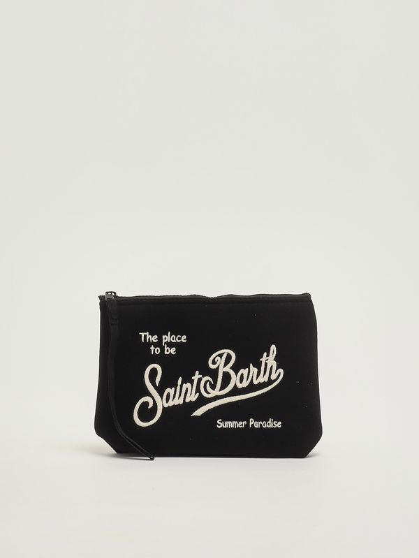 1. Bolso de mano Aline en tejido scuba Negro MC2 Saint Barth ali0008