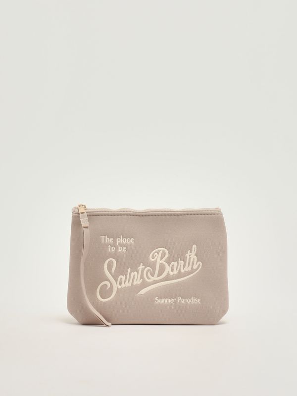1. Bolso de mano Aline en tejido scuba Marfil MC2 Saint Barth ali0008
