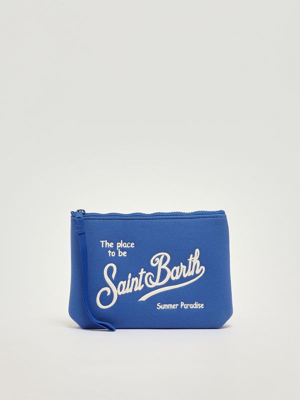1. Bolso de mano Aline en tejido scuba Azul MC2 Saint Barth ali0008