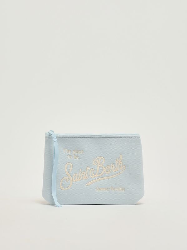 Aline Pochette aus Scuba-Stoff Celeste MC2 Saint Barth