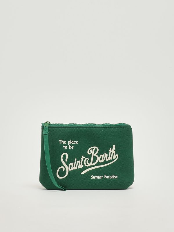 Aline Pochette aus Scuba-Stoff Grün MC2 Saint Barth