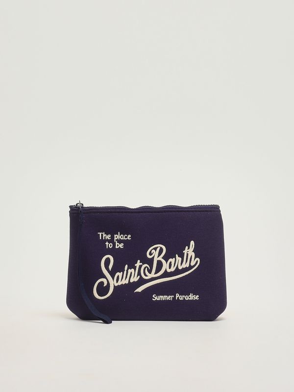 1. Bolso de mano Aline en tejido scuba Azul MC2 Saint Barth ali0008