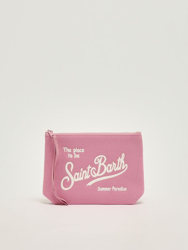 1. Pochette Aline in canvas Rosa MC2 Saint Barth ali0047