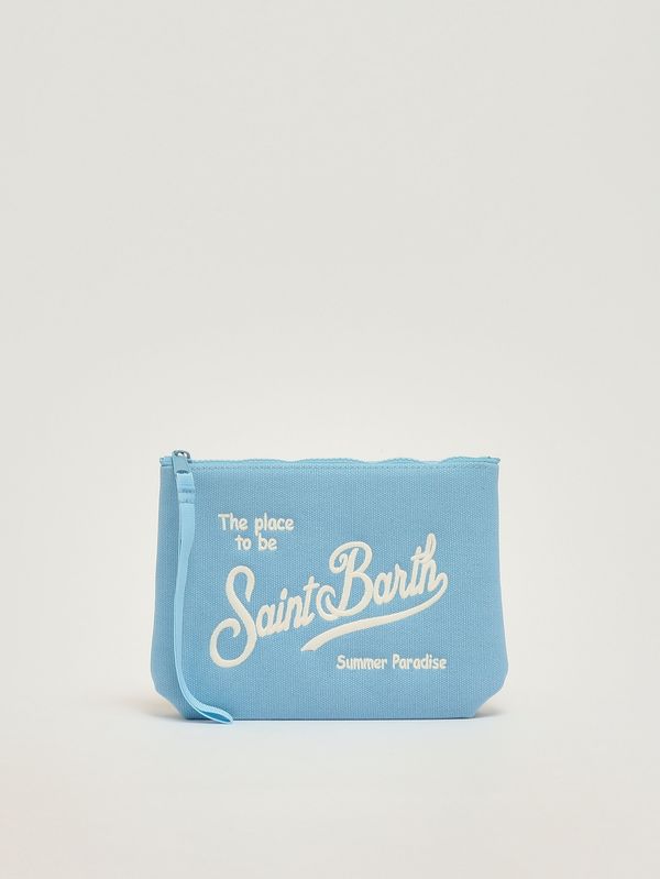 1. Pochette Aline en toile Céleste MC2 Saint Barth ali0047