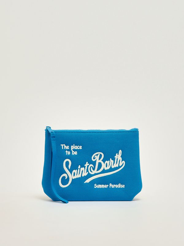 1. Pochette Aline en toile Bleu MC2 Saint Barth ali0047