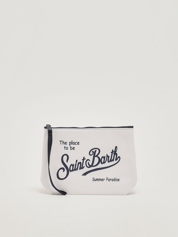 1. Pochette Aline in nylon Bianco MC2 Saint Barth ali0053