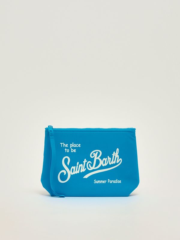 1. Aline nylon clutch Turquoise MC2 Saint Barth ali0053