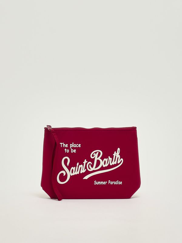 1. Pochette Aline in nylon Lampone MC2 Saint Barth ali0053