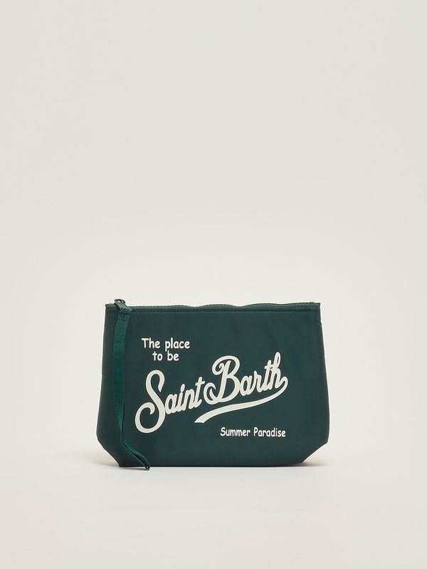 1. Pochette Aline en nylon Vert MC2 Saint Barth ali0053